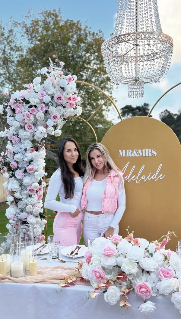 Kira and Raluca from Luxury Lane, Maharaja chandelier