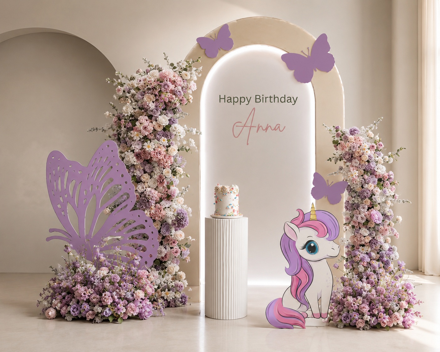 Enchanted Forest Birthday Theme Backdrop