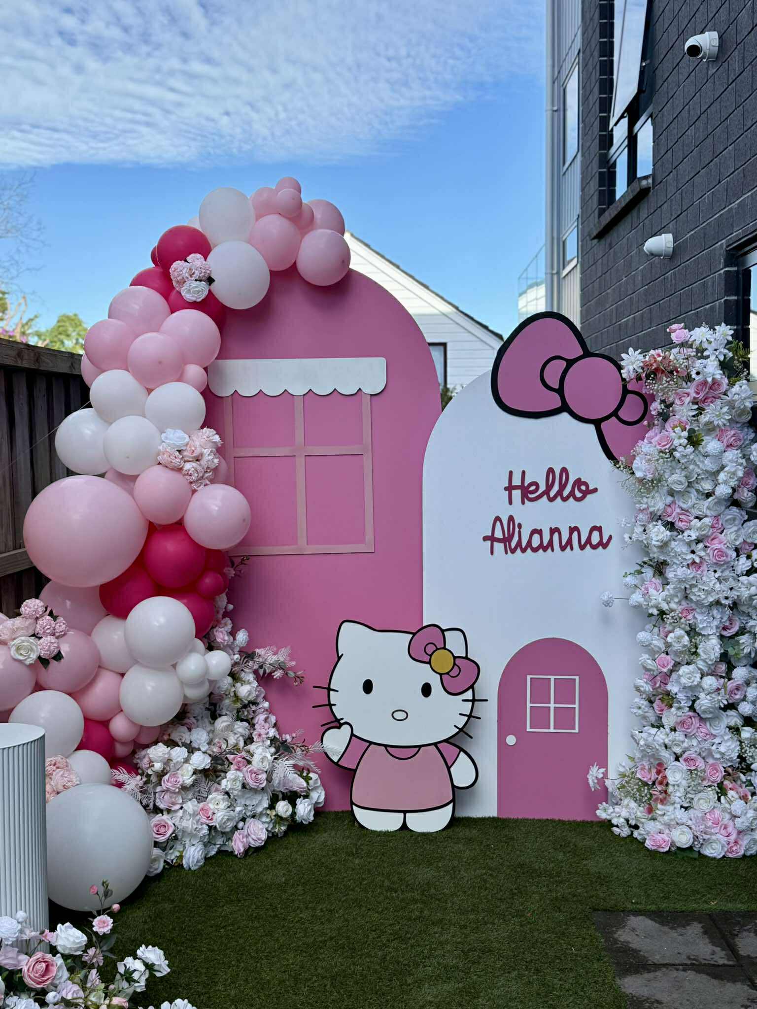 Hello Kitty Party Backdrop