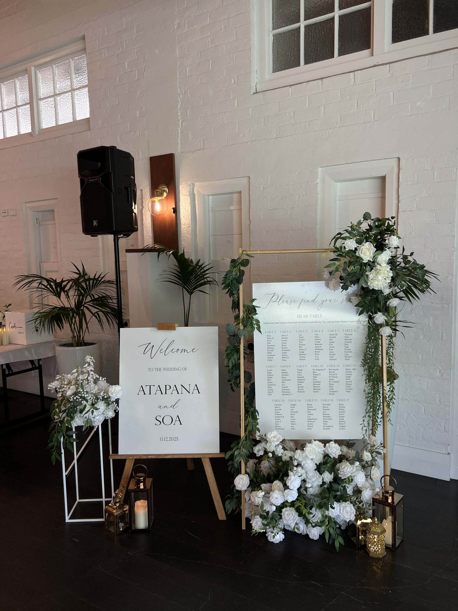 Rustic Welcome Sign & Seating Chart Set