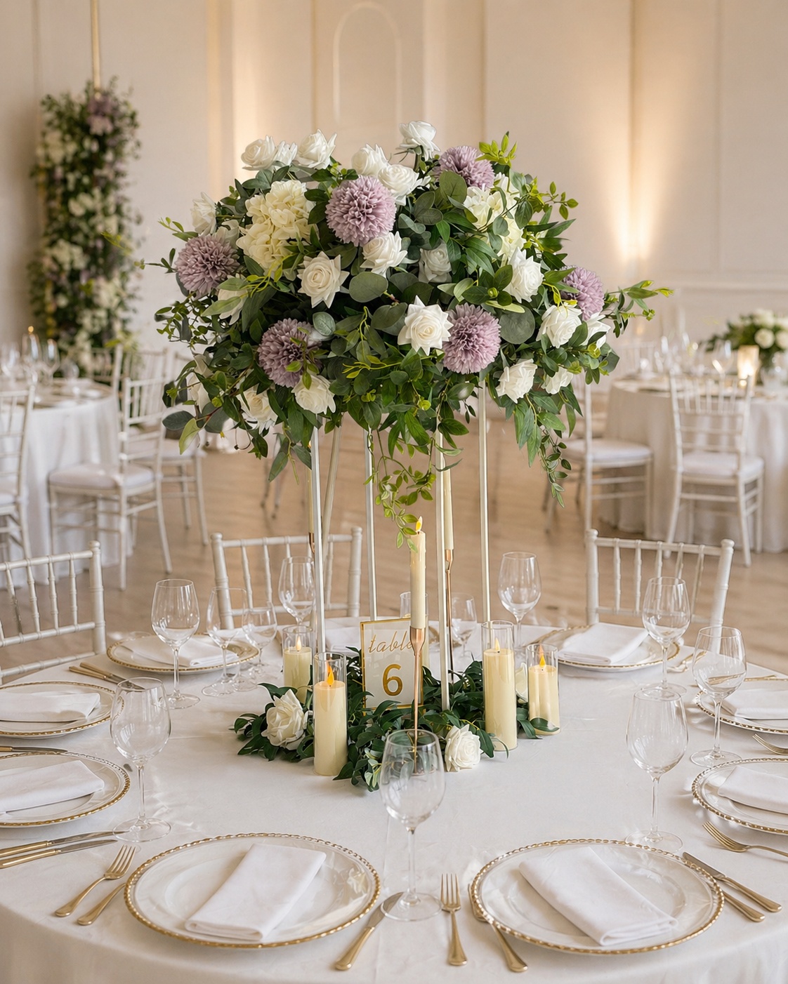 Luxury fairytale elegant table decor by Luxury Lane